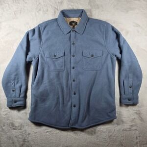 Freedom Foundry Jacket Mens XL Blue Waffle Knit Sherpa Lined Rugged Workwear